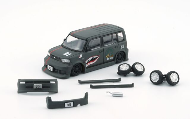 Tiny Babarian 新品未開封 BM CREATIONS トヨタ 2000 bB マットグリーン P40 タイガー