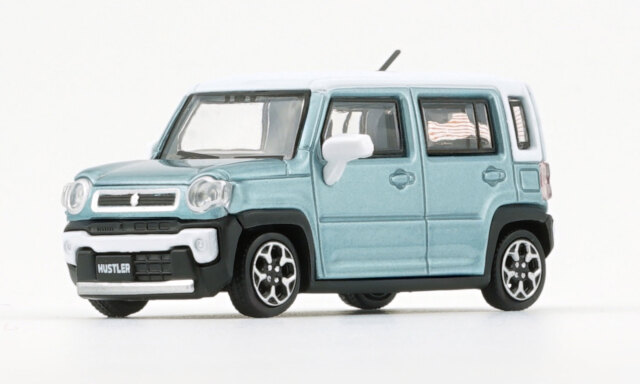 BM CREATIONS  スズキ ハスラー 2019オフブルー/メタリックホワイトトップ　RHD