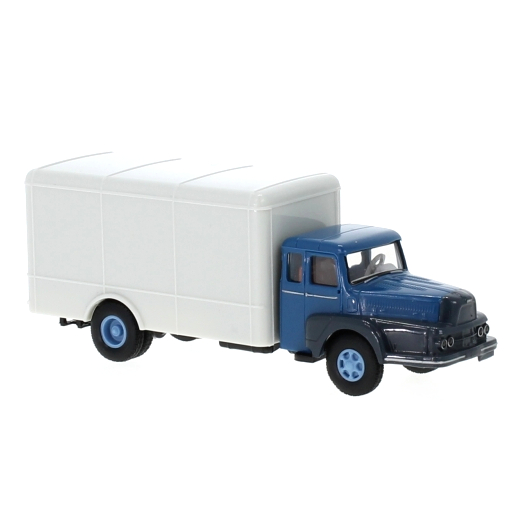 BREKINA/ブレキナ Unic to 122 ボックスワゴン 1957 ブルー/グレー