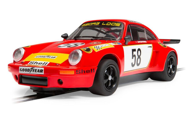 Scalextric  ポルシェ911 3.0 RSR Georg Loosレーシング 1975年 ル・マン24時間レース 優勝 #58