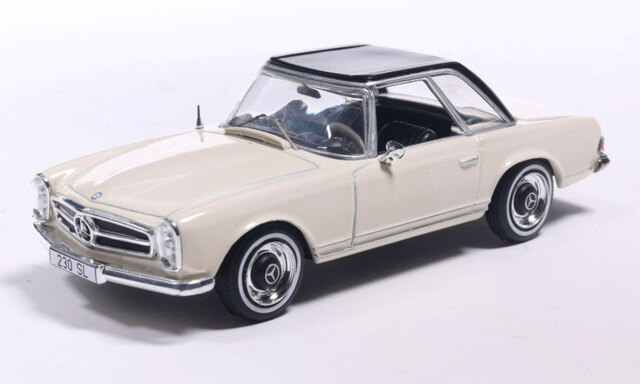 ixo/イクソ  メルセデスベンツ 230SL (W113) 1964 ハードトップ  クリーム