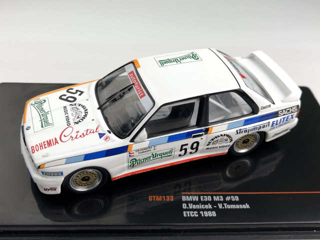 ixo/イクソ BMW E30 M3 1988年ETCC #59 O.Vanicek / V. Tomasek