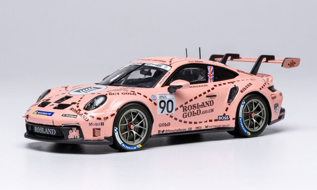 ixo/イクソ  ポルシェ 911 GT3 2023年 ブランズ・ハッチ ポルシェカップ GB #90 J.Malin