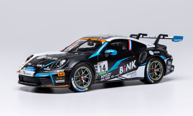 ixo/イクソ ポルシェ 911 GT3 2024年 オッシャースレーベン ポルシェカップ ドイツ #14 R.de Haan