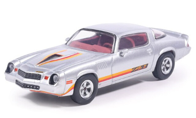 ixo/イクソ  シボレー カマロ Z28 1979 シルバー/オレンジストライプ