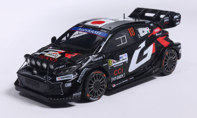 KB model（ixo/イクソ） [KB MART 限定]   GR ヤリス ラリー1 2025年 ラリージャパン #18 勝田貴元 ライトポッド付 　