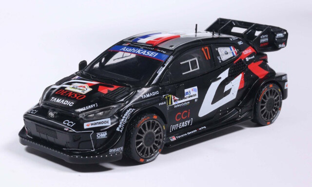 KB model（ixo/イクソ)トヨタ GR ヤリス ラリー1 2025年 ラリージャパン 優勝 #17 S・オジェ／V・Landais