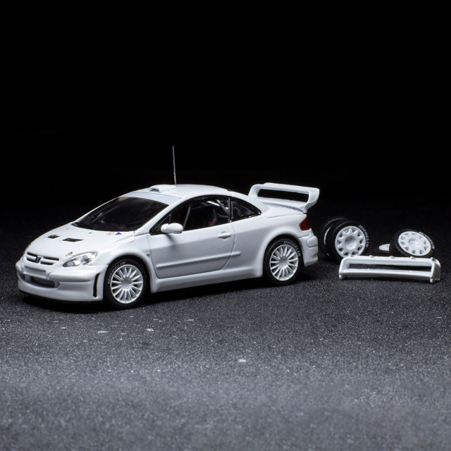ixo/イクソ  プジョー 307 WRC ラリースペック （ホイール2セット付） ホワイト