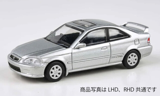 PARAGON/パラゴン  1999 ホンダ シビック EM1 ボーグシルバーメタリック ウイング付 RHD