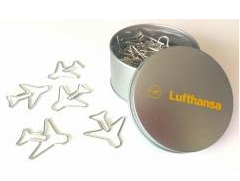 LIMOX/リモックス ルフトハンザ 飛行機型クリップ 40個入り