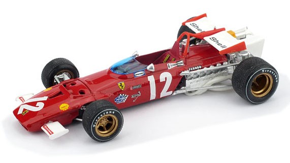BRUMM/ブルム  フェラーリ 312B 1970年オーストリアGP 優勝 ＃12 J.Ickx