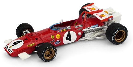 BRUMM/ブルム  フェラーリ 312B 1970年イタリアGP 優勝 ＃4 C.Regazzoni
