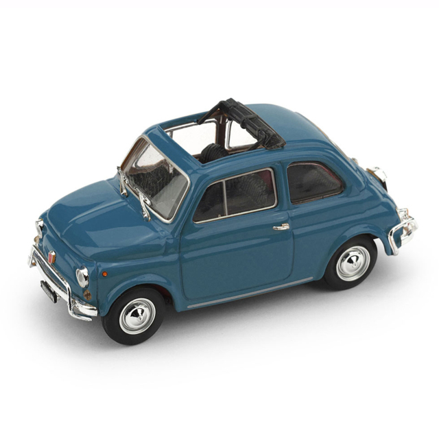 BRUMM/ブルム  フィアット 500L 1968-72 オープン ターコイズブルー