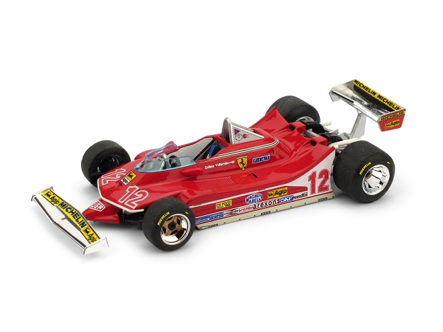 BRUMM/ブルム  フェラーリ  312 T4 1979年フランスGP　2位　#12 Gilles Villeneuve