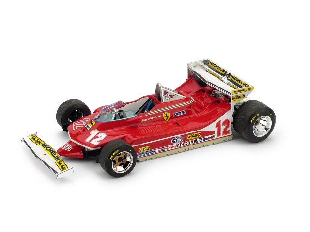 BRUMM/ブルム  フェラーリ  312 T4 1979年モナコGP　#12 Gilles Villeneuve