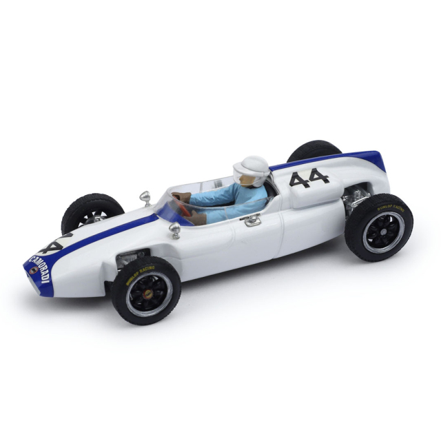 BRUMM/ブルム クーパー T53 1961年ベルギーGP #44 M.Gregory ドライバーフィギュア付