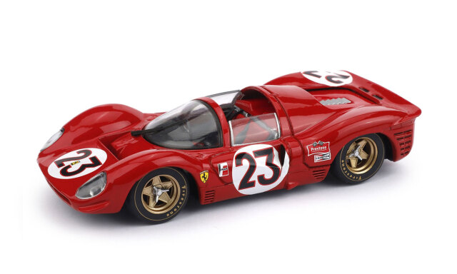 BRUMM/ブルム  フェラーリ 330 P4 スパイダー1967年デイトナ24時間 1位 #23 Bandini / Amon 