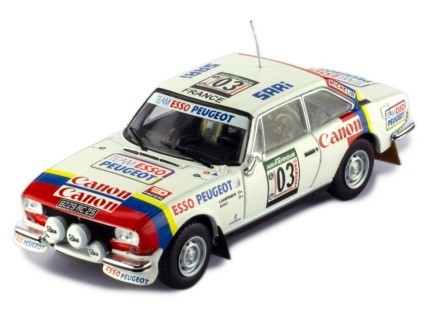 ixo/イクソ  プジョー 504 クーペ V6 1978年コートジボワール #03 S.Lampinen/A.Aho