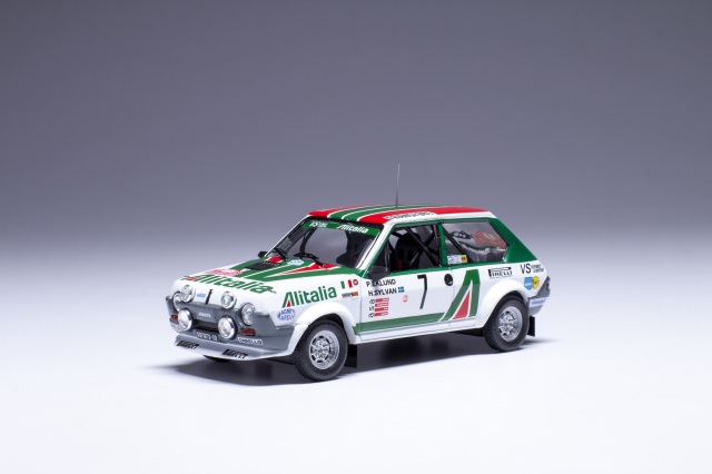 ixo/イクソ  フィアット リトモ 75 アバルト 1979年 モンテカルロラリー #7 P.Eklund/H.Sylvan