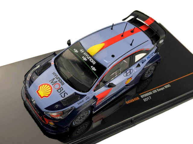 ixo/イクソ ヒョンデ i20 クーペ WRC　2017年ラリースペイン デカル#4 & #5