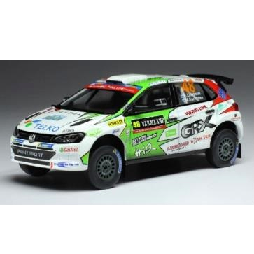 ixo/イクソ VW ポロ GTI R5 2019 ラリースウェーデン #48 M.Korhone?/E. Lindholm