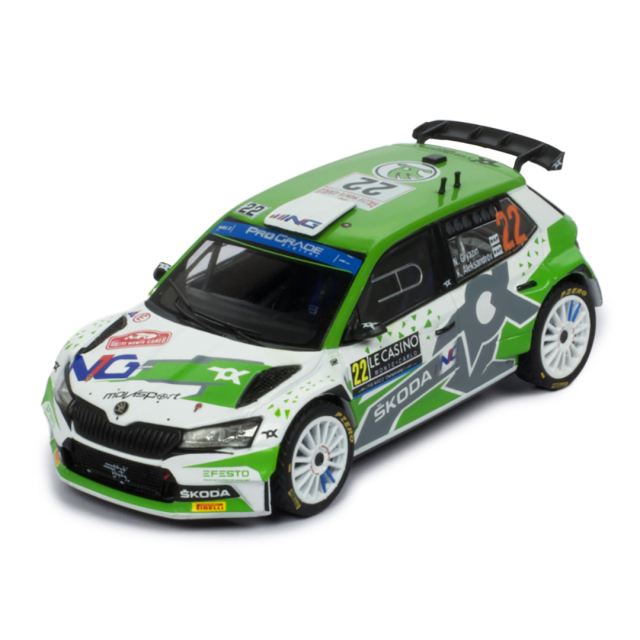 ixo/イクソ  シュコダ ファビア Rally2 EVO 2022年モンテカルロラリー #22 N.Gryazin/K.Aleeksandrov