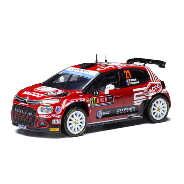 ixo/イクソ  シトロエン C3 RALLY 2 2022年イープルラリー #21 Y.Rossel/B.Boulloud