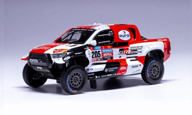 ixo/イクソ  トヨタ GR DKR HILUX T1+ GR 2023年　ダカールラリー　＃205　G.de Villiers - D.Murphy　