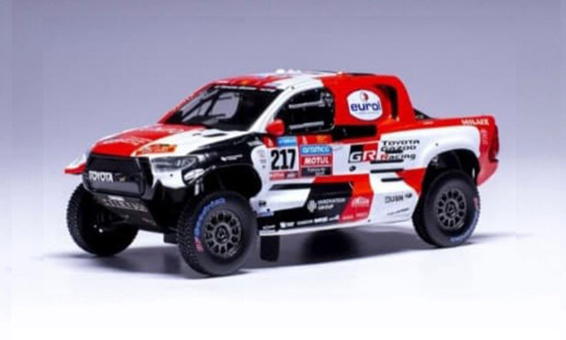ixo/イクソ トヨタ GR DKR HILUX T1+ GR 2023年 ダカールラリー #217 H.Lategan - B.Cummings