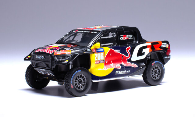 ixo/イクソ トヨタ GR DKR HILUX Evo T1U 2024年 ダカールラリー #206 L.Moraes - A.Monleon