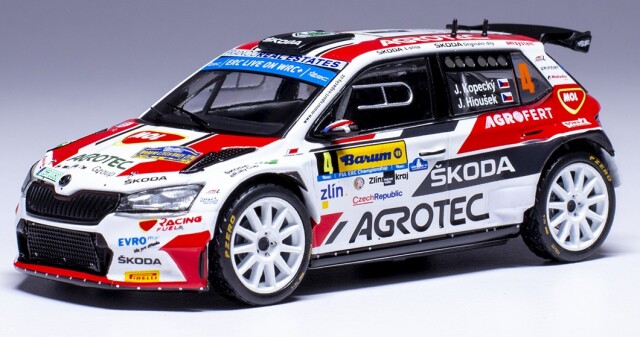 ixo/イクソ  シュコダ ファビア ラリー2 EVO バルム・チェコ・ラリー・ズリン2021 #4 Winner ヤン・コペッキー/J.Hlou?ek