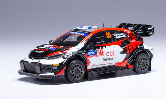 ixo/イクソ  トヨタ GR YARIS ラリー1 ハイブリッド 2024年 ラリーフィンランド #69 K.Rovanpera/J.Halttunen