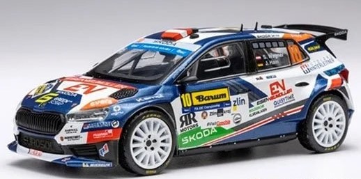 ixo/イクソ  シュコダ フェビア RS RALLY2 2024年バルムラリー 2位 #10 S.Wagner