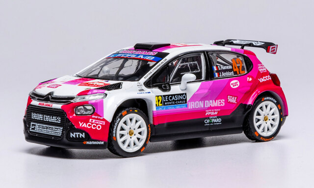 ixo/イクソ  シトロエン C3 ラリー2 2025年 ラリーモンテカルロ #42 S.Rumeau/J.Amblard