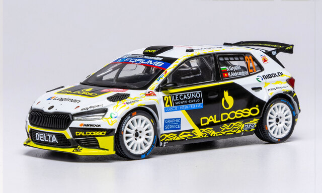 ixo/イクソ  シュコダファビア RS ラリー2 2025年 ラリーモンテカルロ #21 N.Gryazin/K.Aleksandrov