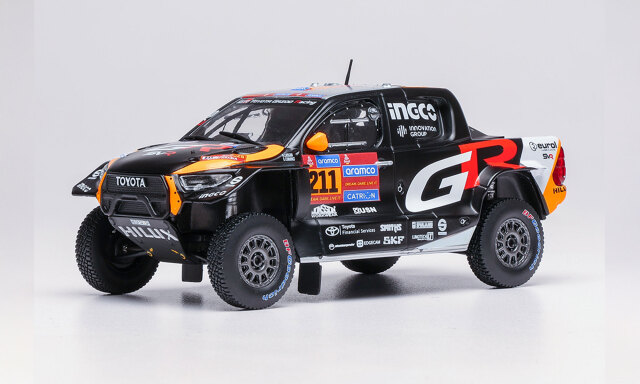 ixo/イクソ  トヨタ GR DKR ハイラックス EVO 2025年 ダカールラリー 2位 #211 H.Lategan/B.Cummings