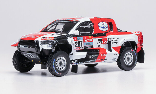 ixo/イクソ  トヨタ GR DKR ハイラックス T1+ (GR) 2022年 ダカールラリー #207 G.de Villiers/D.Murphy