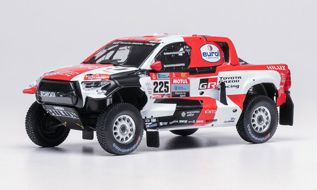 ixo/イクソ  トヨタ GR DKR ハイラックス T1+ (GR) 2022年 ダカールラリー #225 H.Lategan/B.Cummings