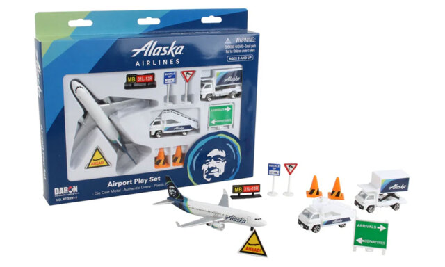 DARON SKYMARKS/ダロン スカイマークス  プレイセット アラスカ航空