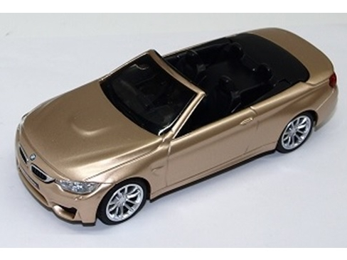 CMC TOY/シーエムシートイ BMW M4 Cabrio S・ゴールド プルバックカー