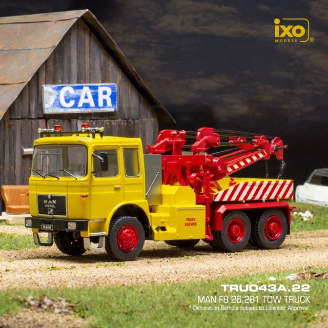 ixo/イクソ  MAN　F8　26.281 トゥ　トラック　イエロー