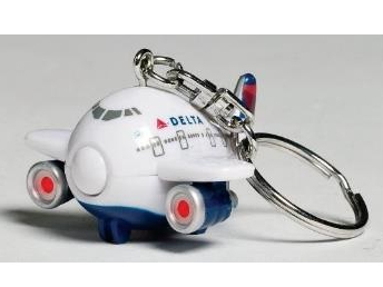 DARON/ダロン ライト＆サウンドキーチェーン デルタエアライン