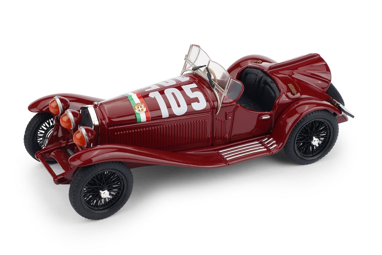 BRUMM/ブルム  アルファロメオ 8C 2300 1932年 ミッレ ミリア #105 T.Nuvolari