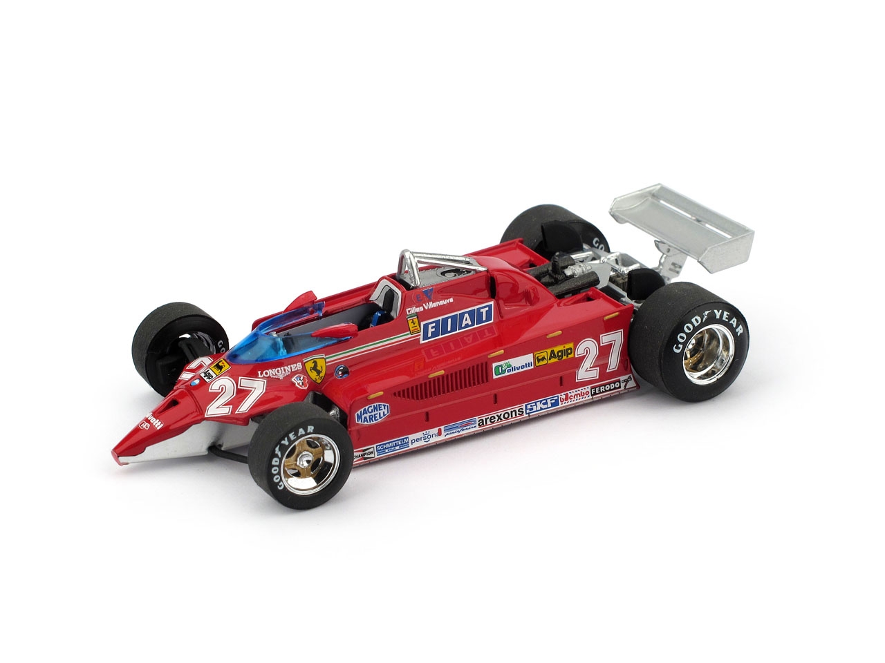 BRUMM/ブルム  フェラーリ 126CK 1981年イストラーナ空港#27 G.Villeneuve VS F-104