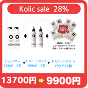 【数量限定】【トリートメントパウチ10袋付き】(小)シャンプー2本＋トリートメント2本 set