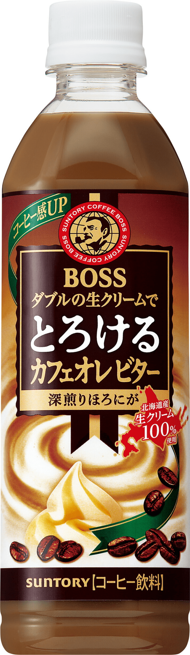サントリー ボス とろけるカフェオレビター500ml 24本入 こまち