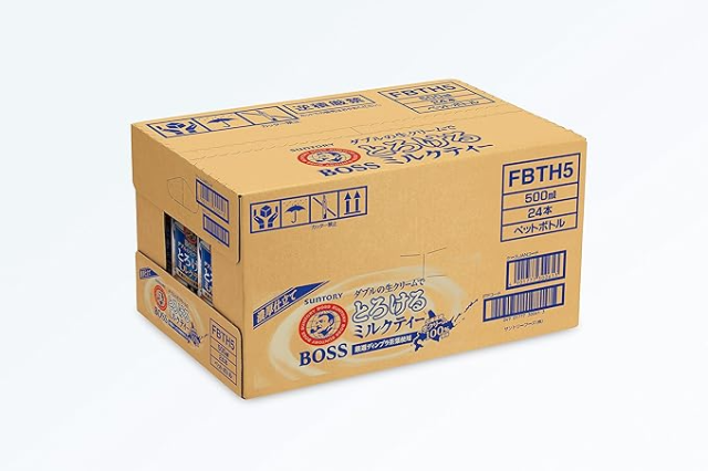 サントリー ボス とろけるミルクティー500mlペット 24本入 こまち