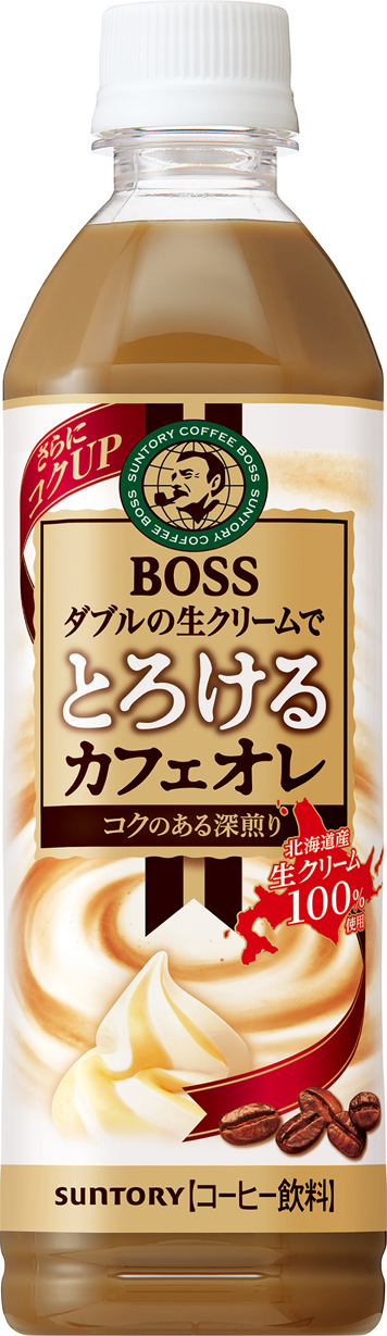 サントリー ボス　とろけるカフェオレ５００ｍｌ　24本入