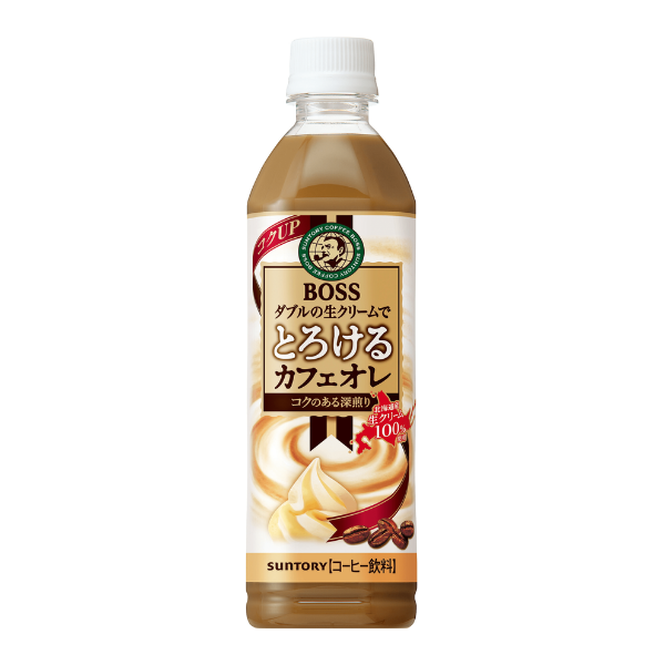 サントリー ボス　とろけるカフェオレ５００ｍｌ　24本入