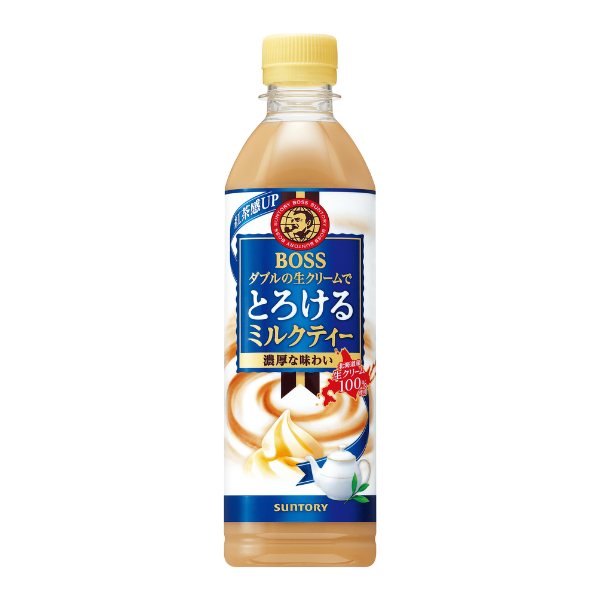 サントリー ボス　とろけるミルクティー５００ｍｌペット　24本入